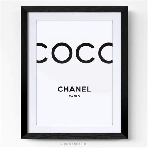 Coco chanel cadre .